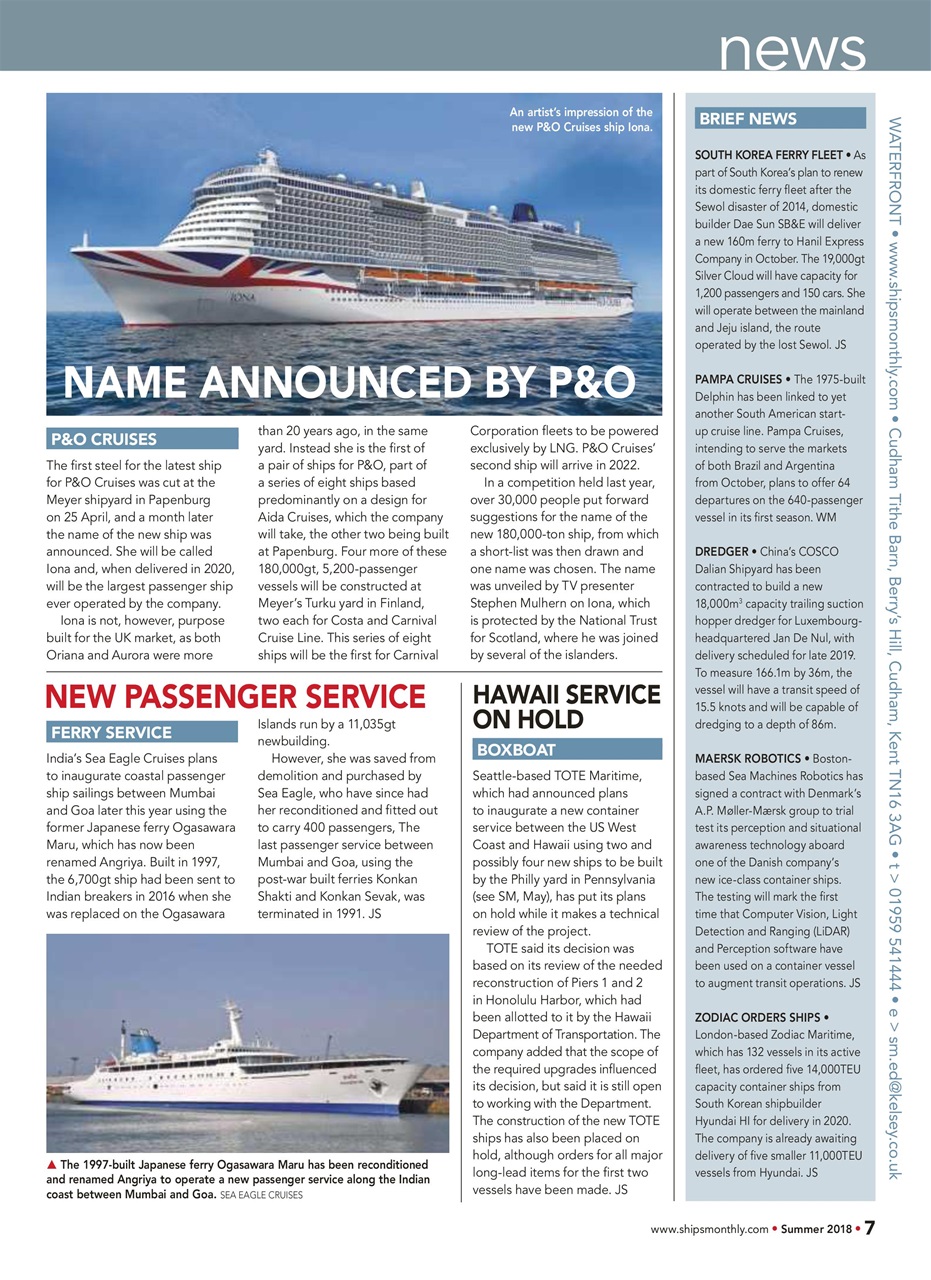 Ships Monthly Preview Pages