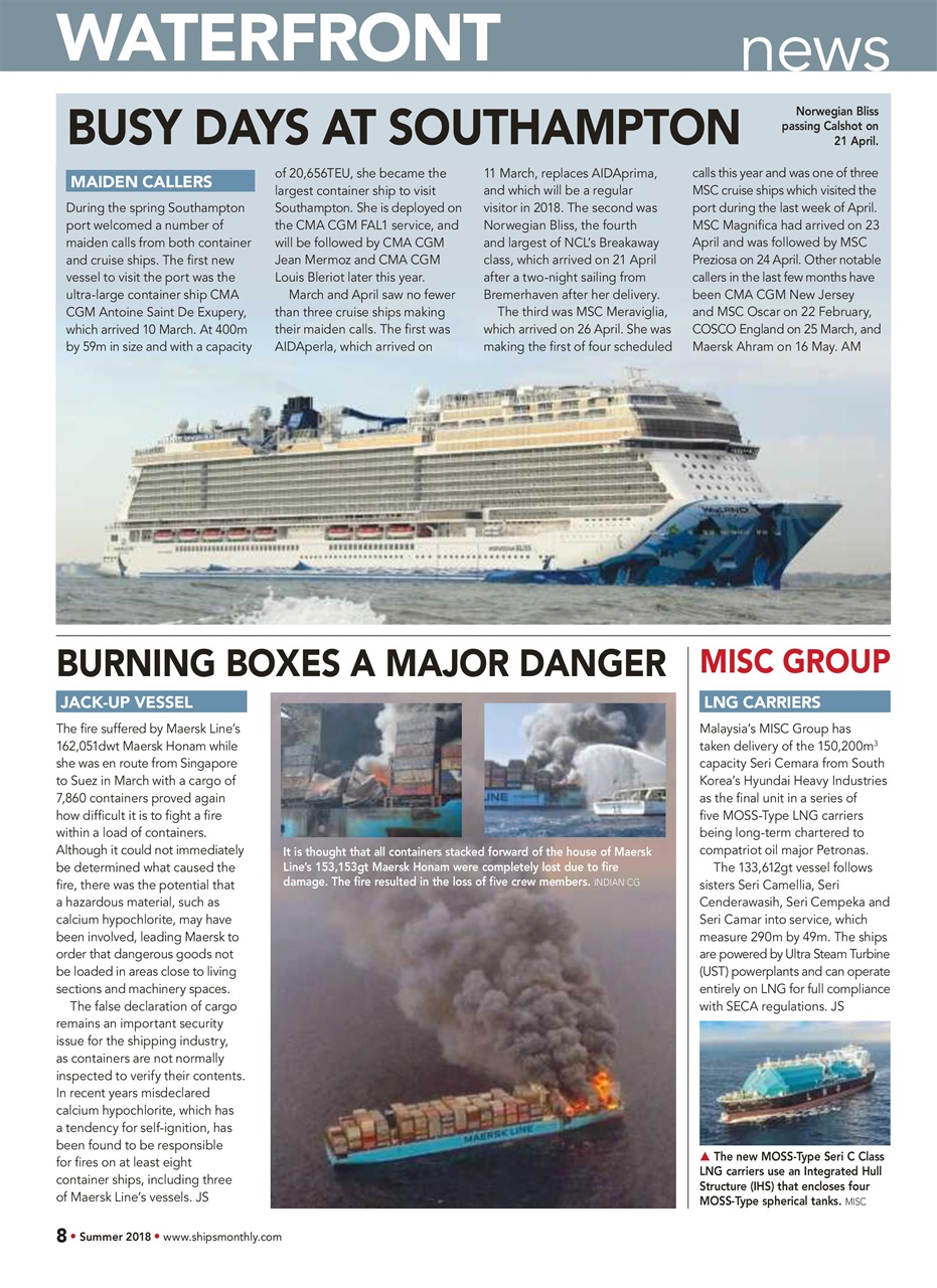 Ships Monthly Preview Pages