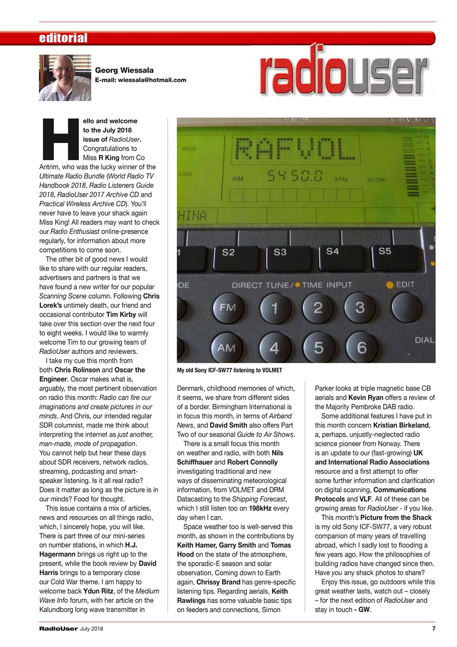 Radio User Preview Pages