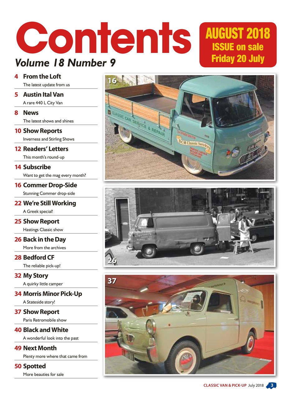 Classic Van & Pick-up Preview Pages