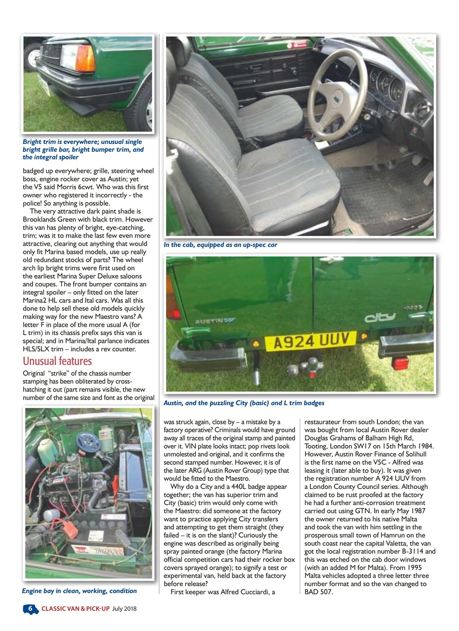 Classic Van & Pick-up Preview Pages
