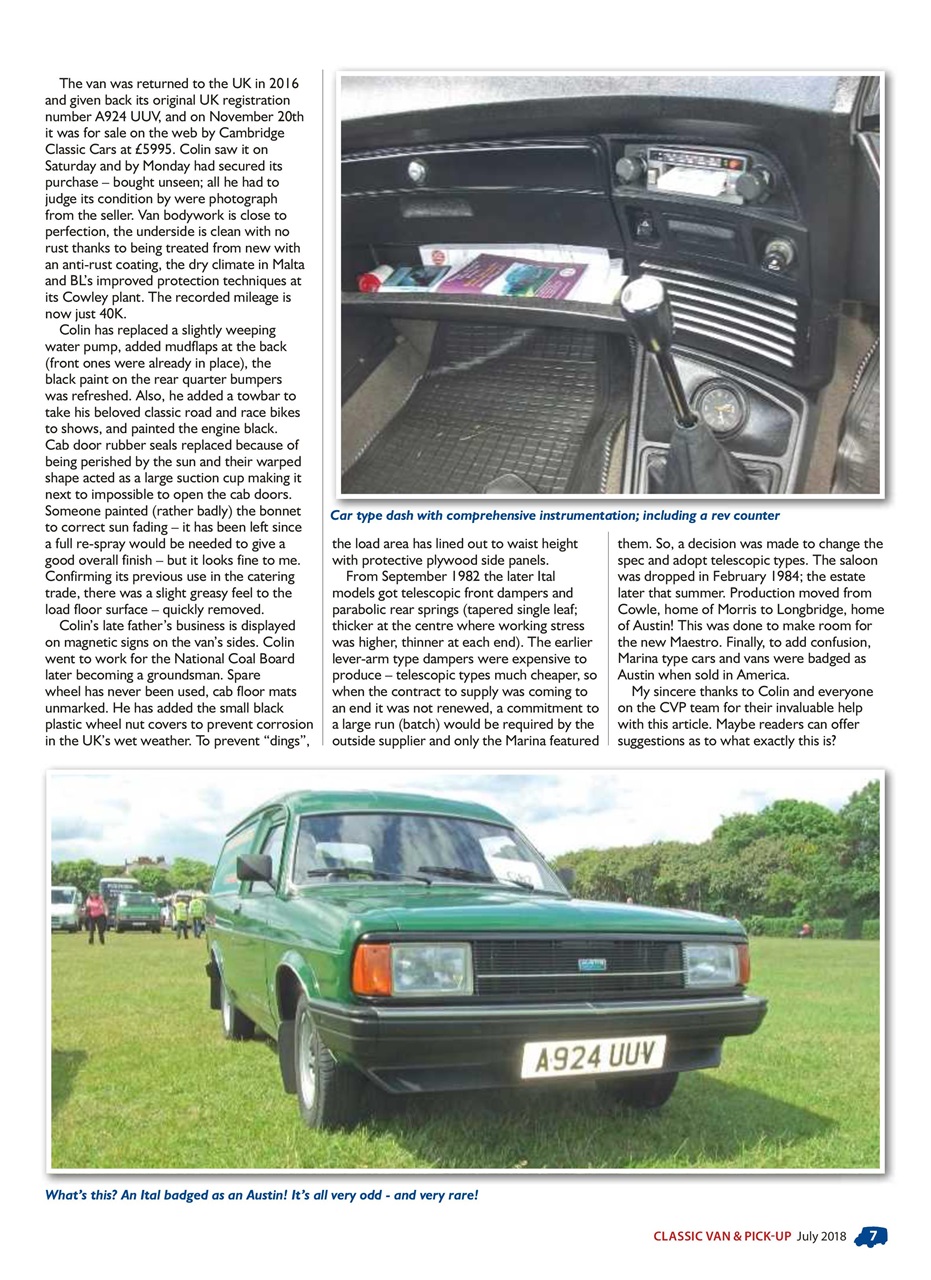 Classic Van & Pick-up Preview Pages