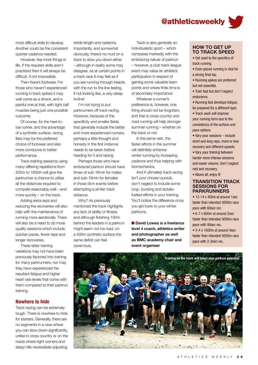 AW – Athletics Weekly Magazine Preview Pages