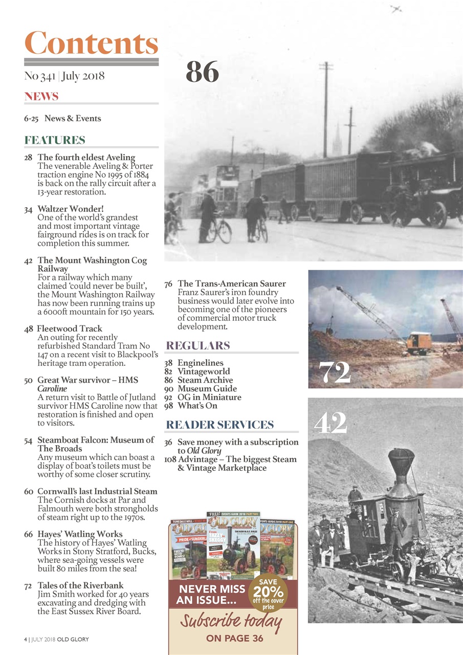 Old Glory Magazine Preview Pages