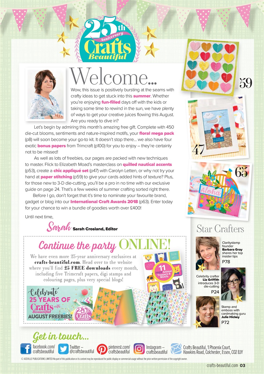 Crafts Beautiful Preview Pages