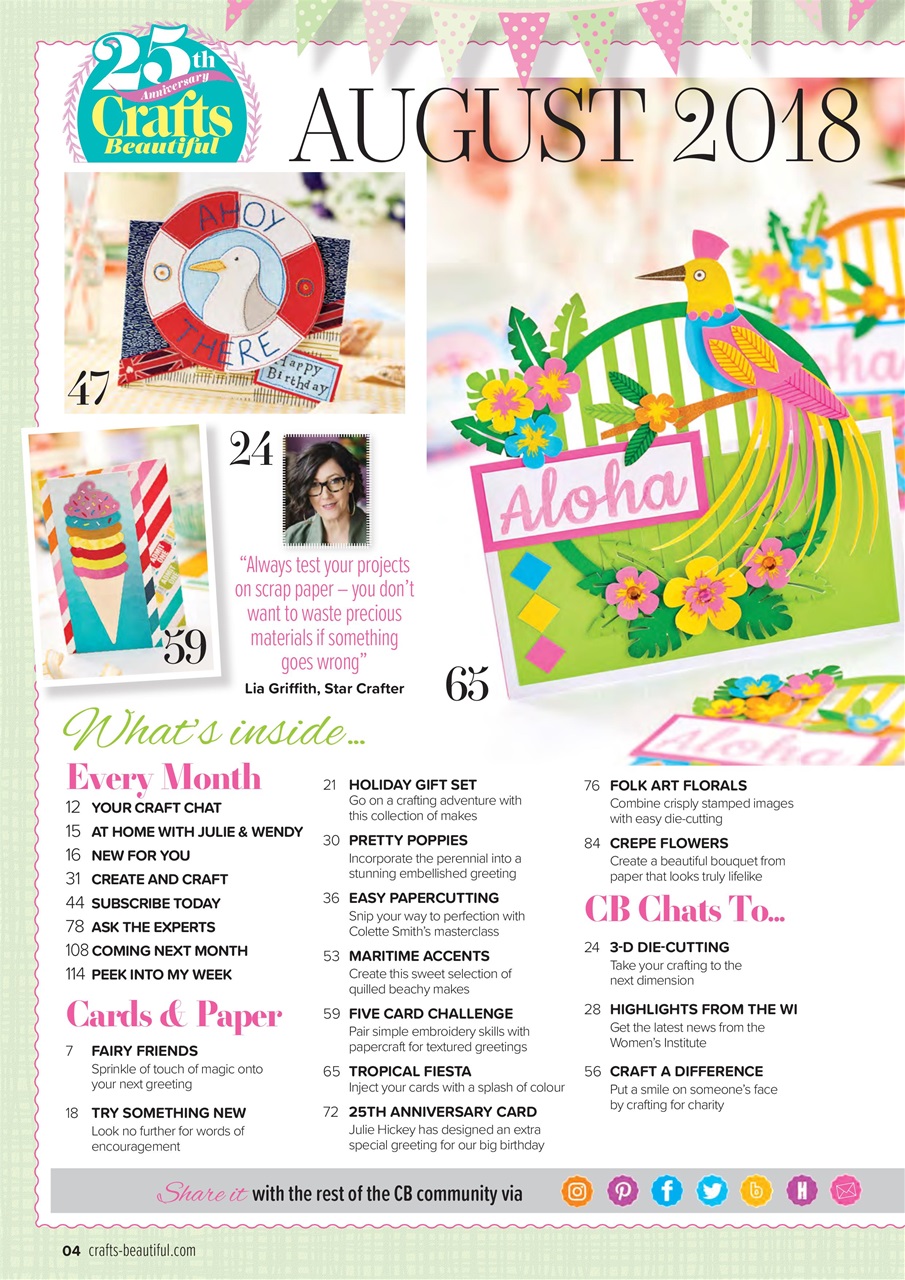 Crafts Beautiful Preview Pages