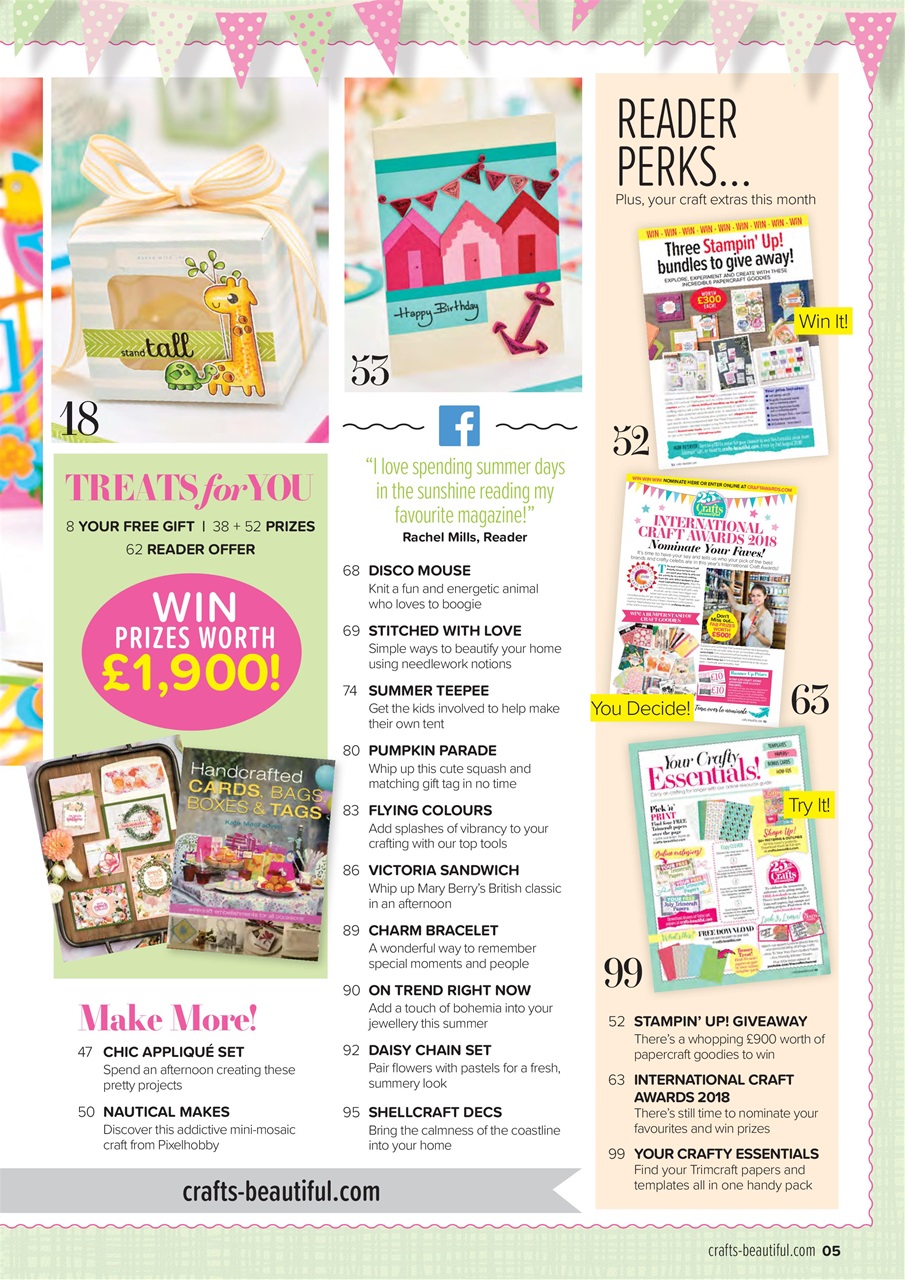 Crafts Beautiful Preview Pages