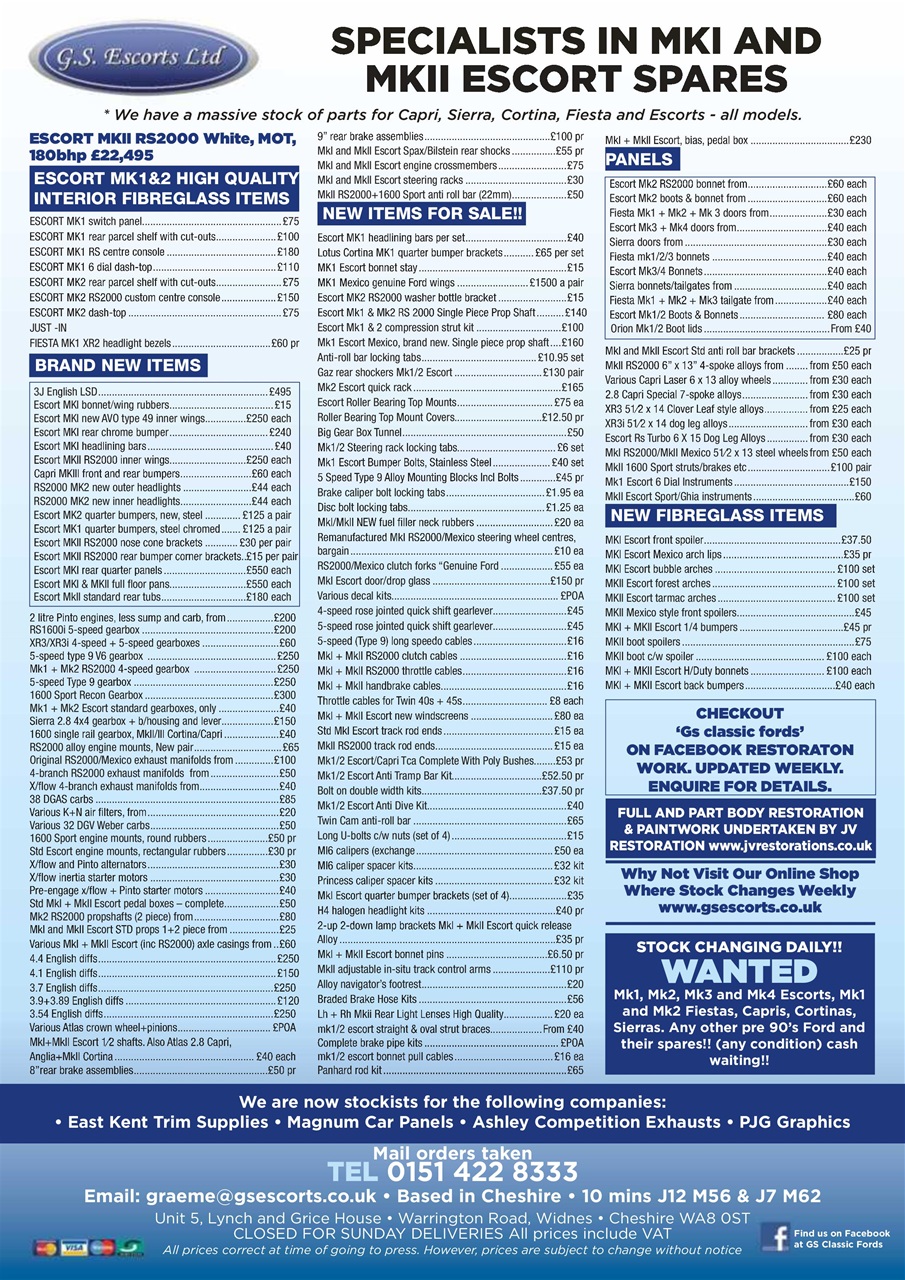 Classic Ford Preview Pages