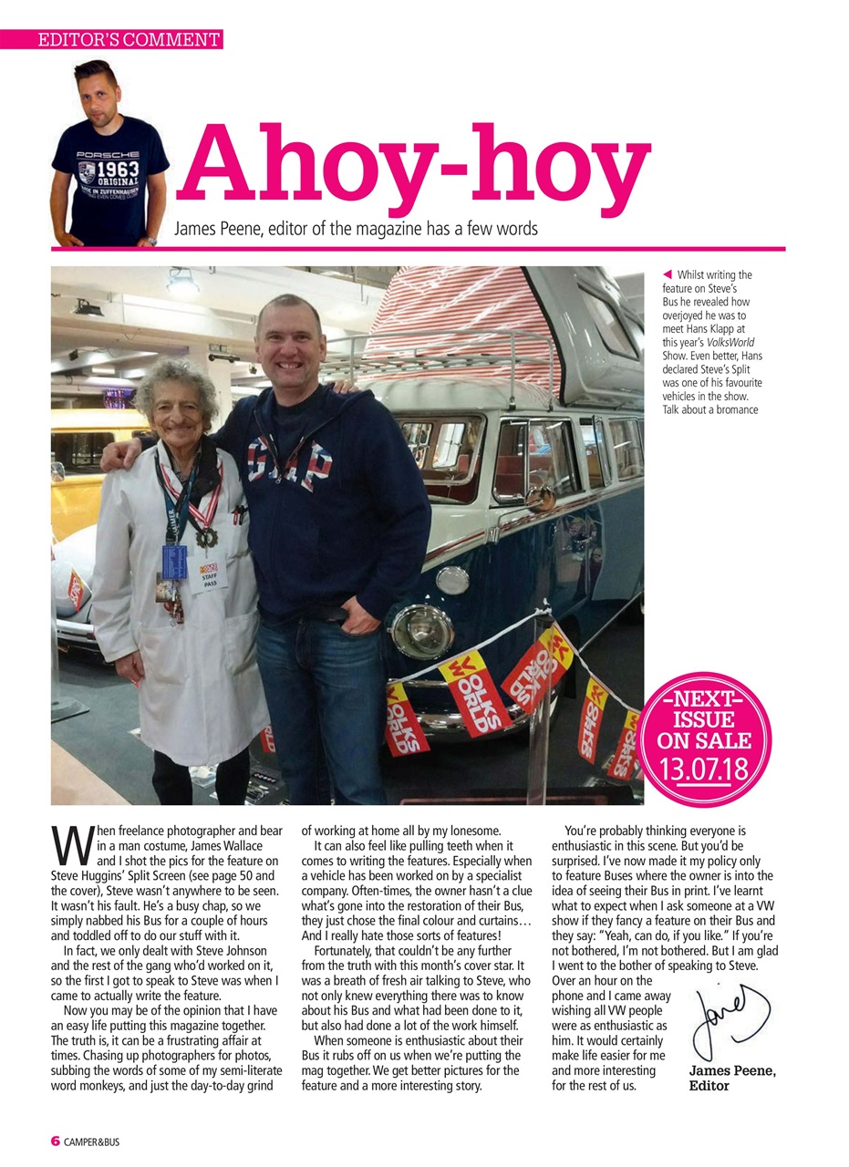 VW Camper Preview Pages