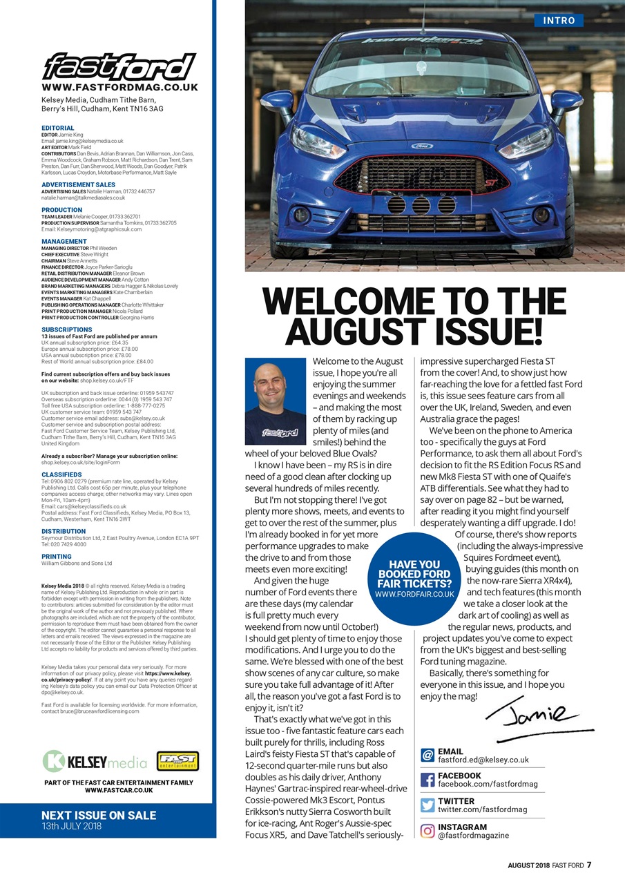 Fast Ford Preview Pages