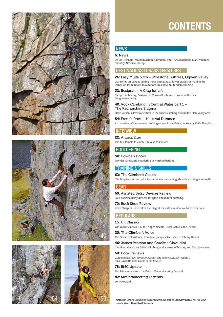 Climber Preview Pages