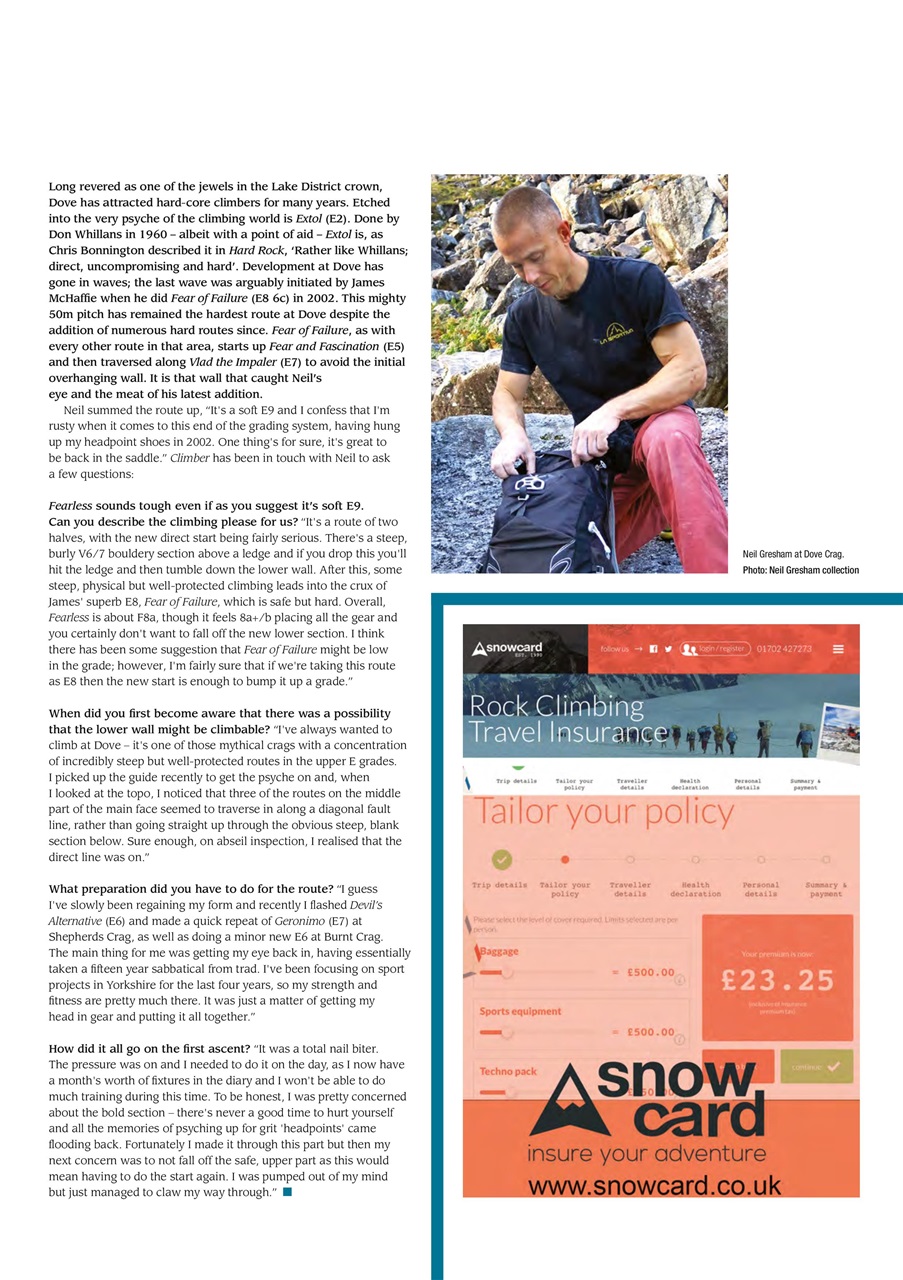 Climber Preview Pages