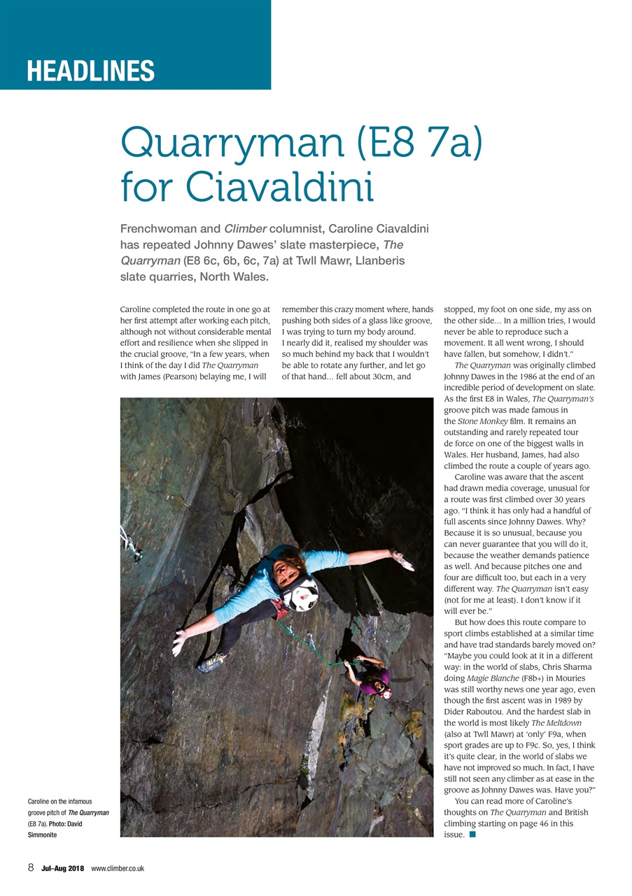 Climber Preview Pages
