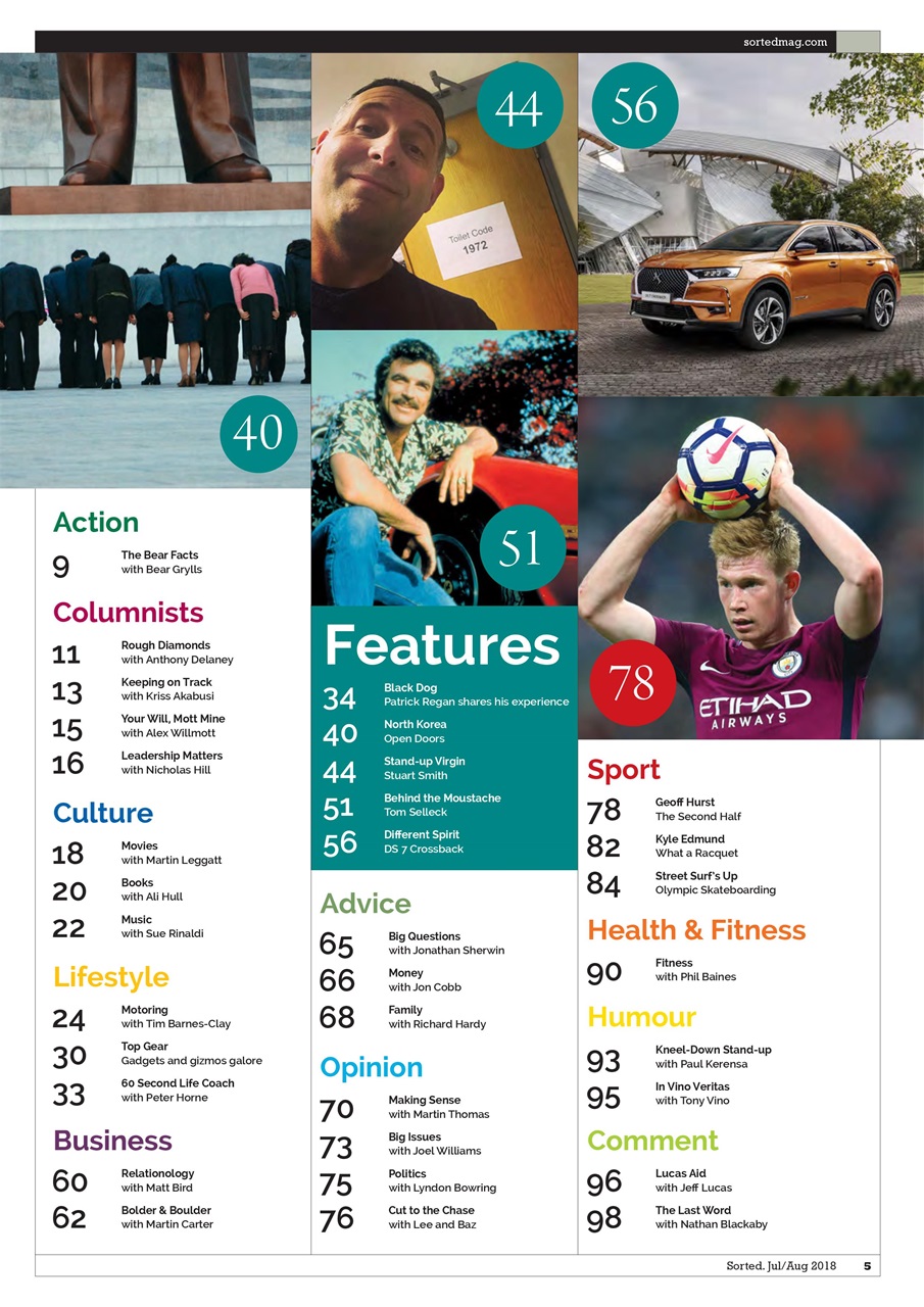 Sorted Magazine – The men's mag with morals Preview Pages