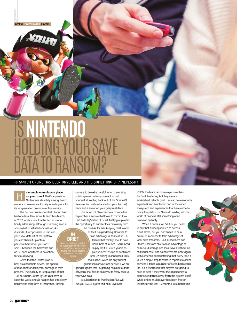 games (TM) Preview Pages