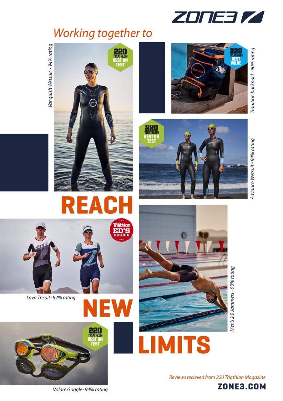 220 Triathlon Magazine Preview Pages