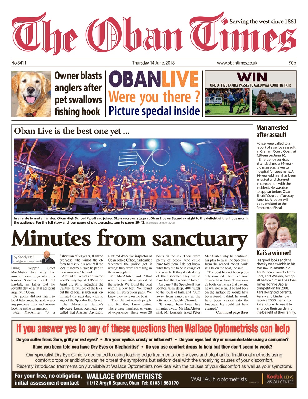The Oban Times & Lochaber Times Preview Pages
