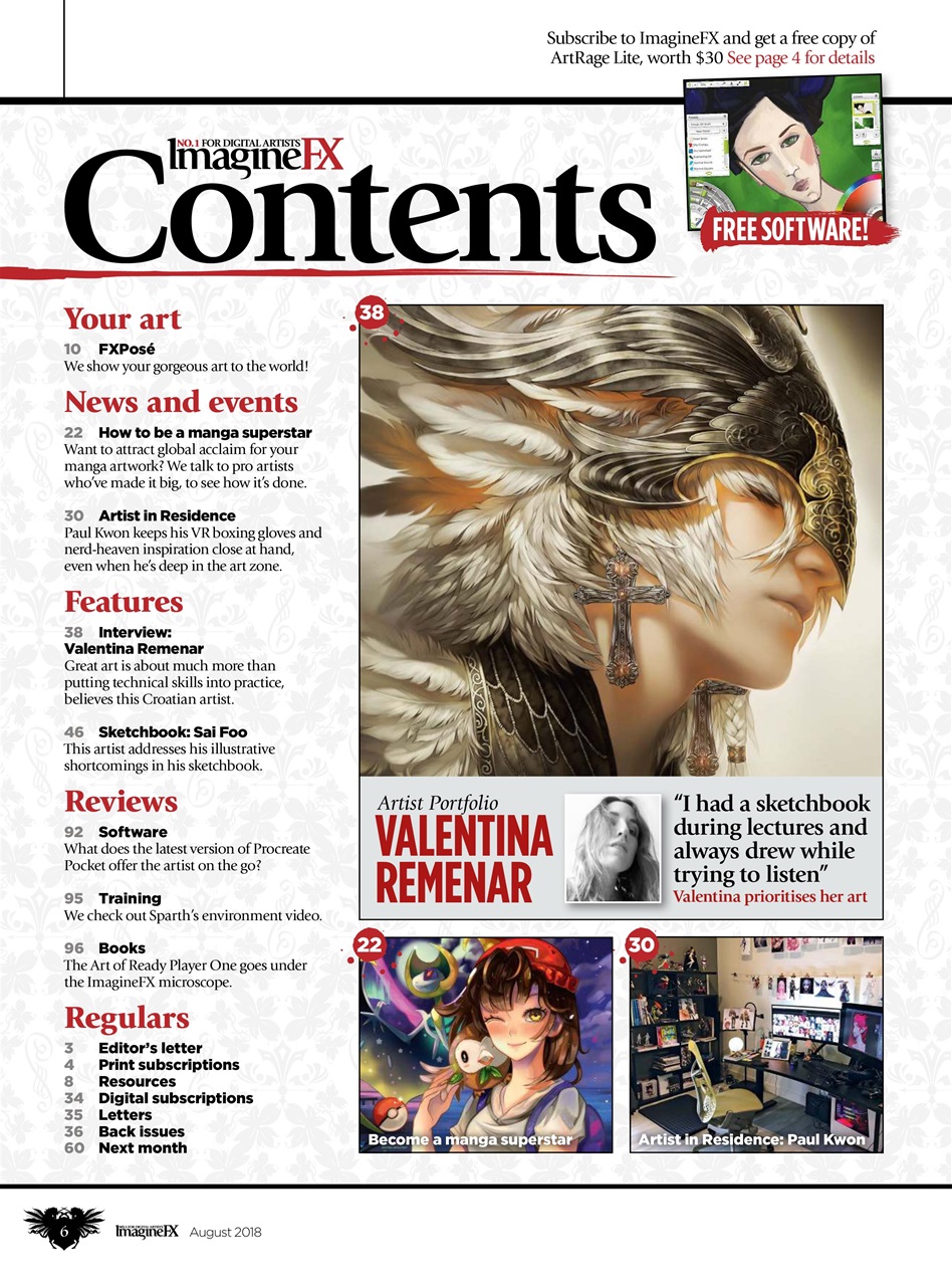 ImagineFX Preview Pages