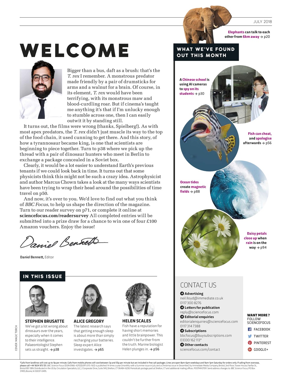 BBC Science Focus Magazine Preview Pages