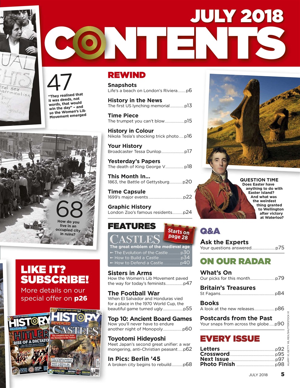 BBC History Revealed Magazine Preview Pages