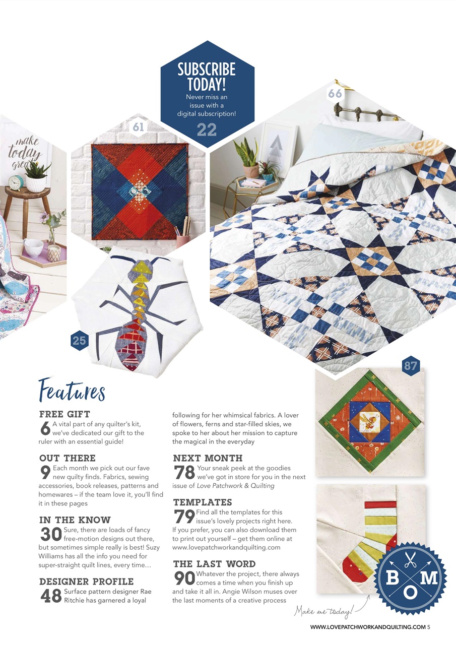 Love Patchwork & Quilting Preview Pages
