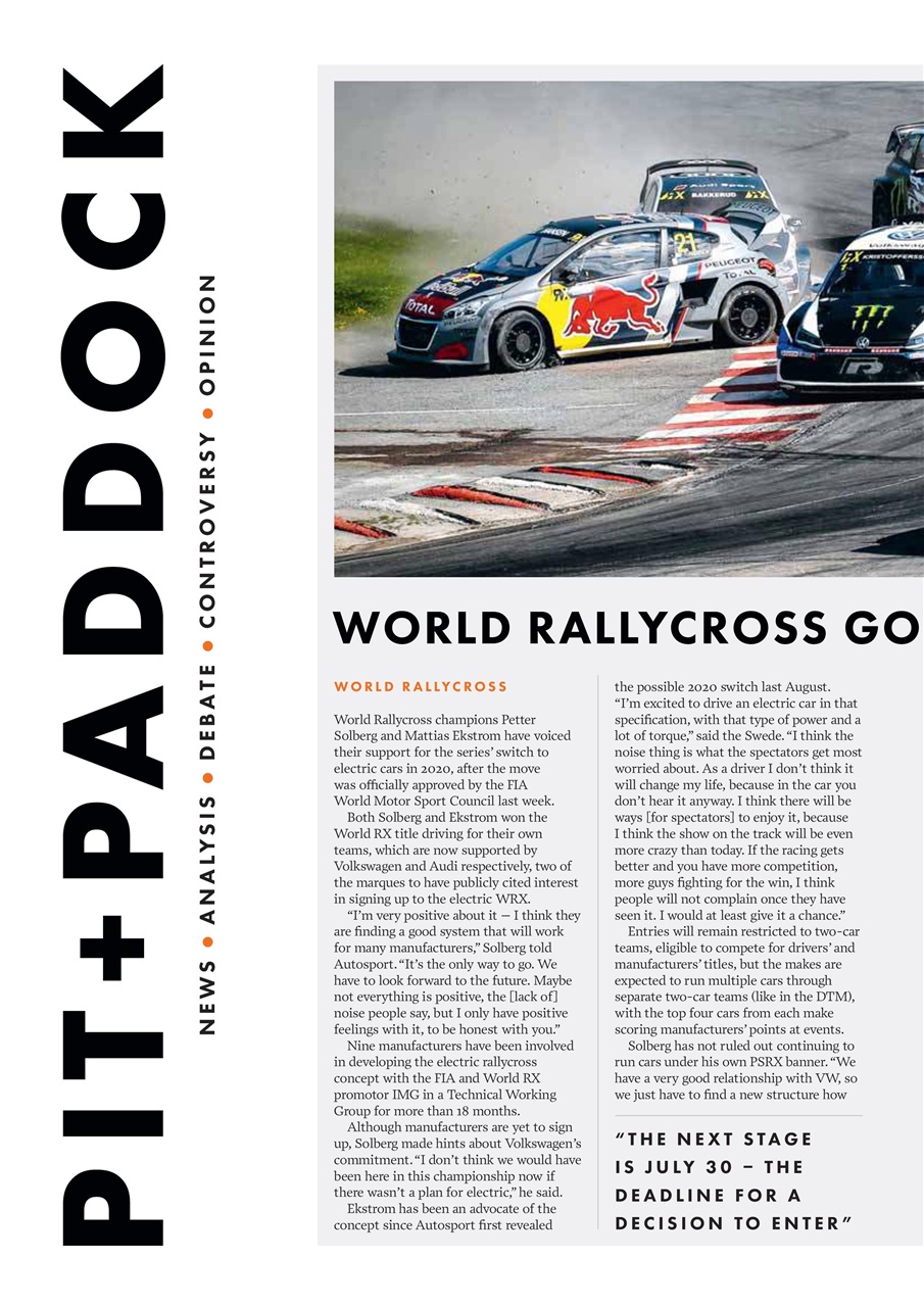 Autosport Preview Pages