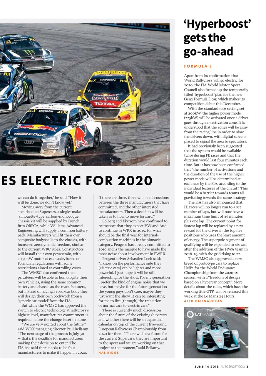 Autosport Preview Pages