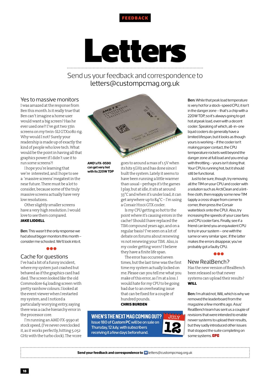 Custom PC UK Preview Pages