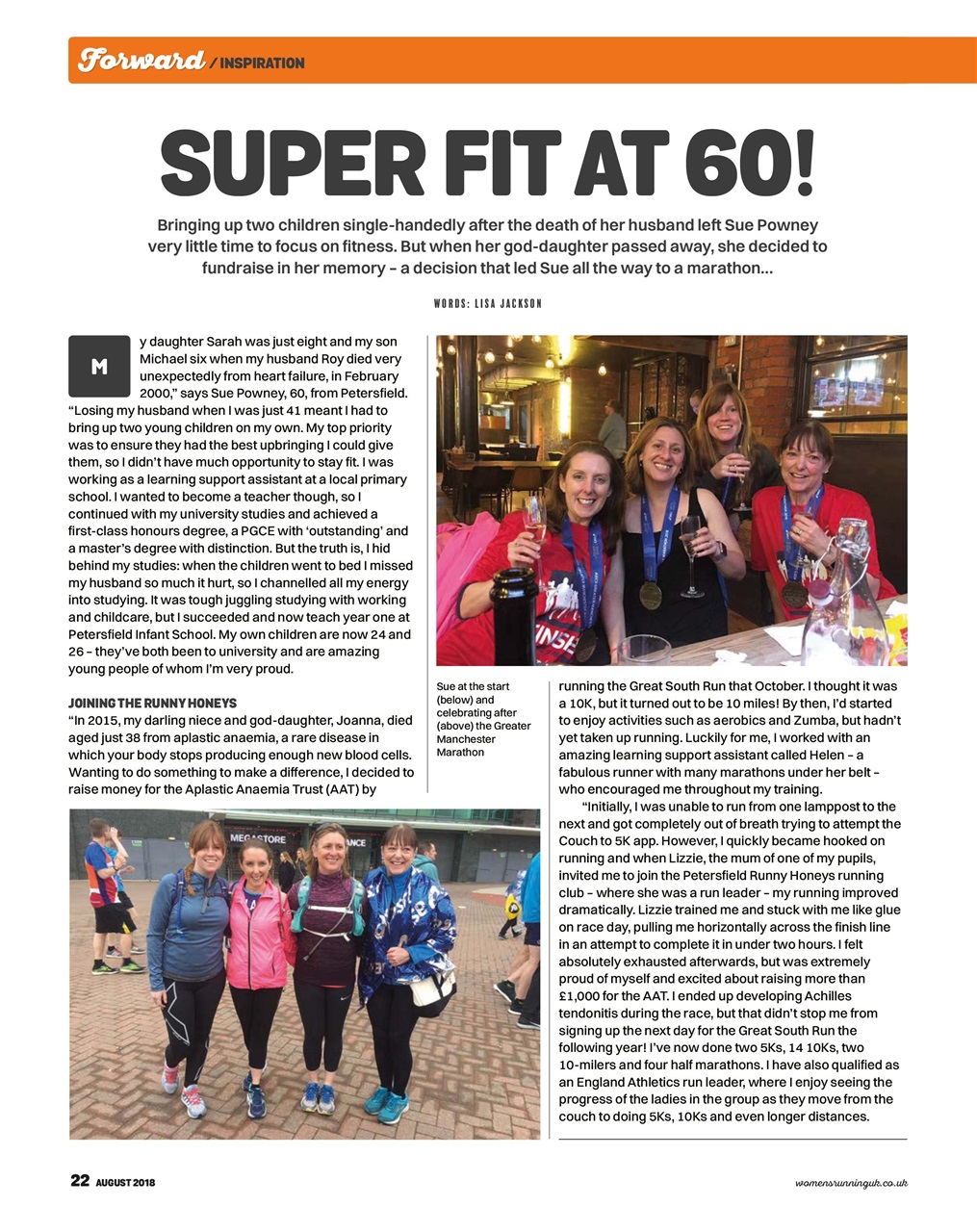 Women’s Running Preview Pages