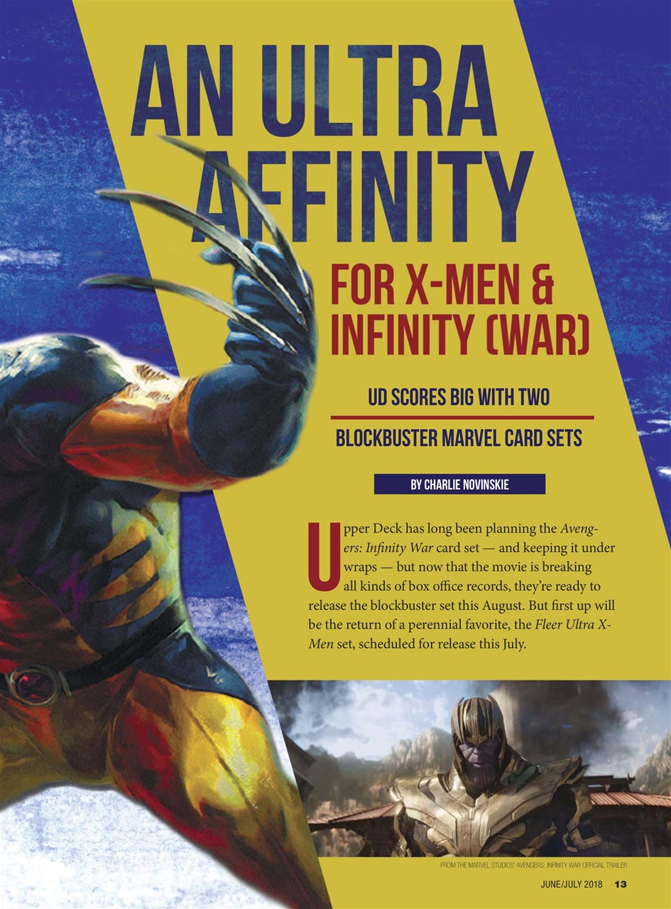 Non-Sport Update Magazine Preview Pages
