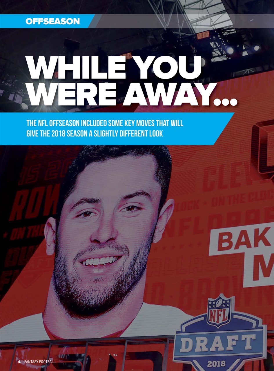 Beckett Football Magazine Preview Pages