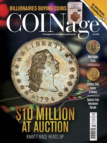 COINage Magazine issue July 2018