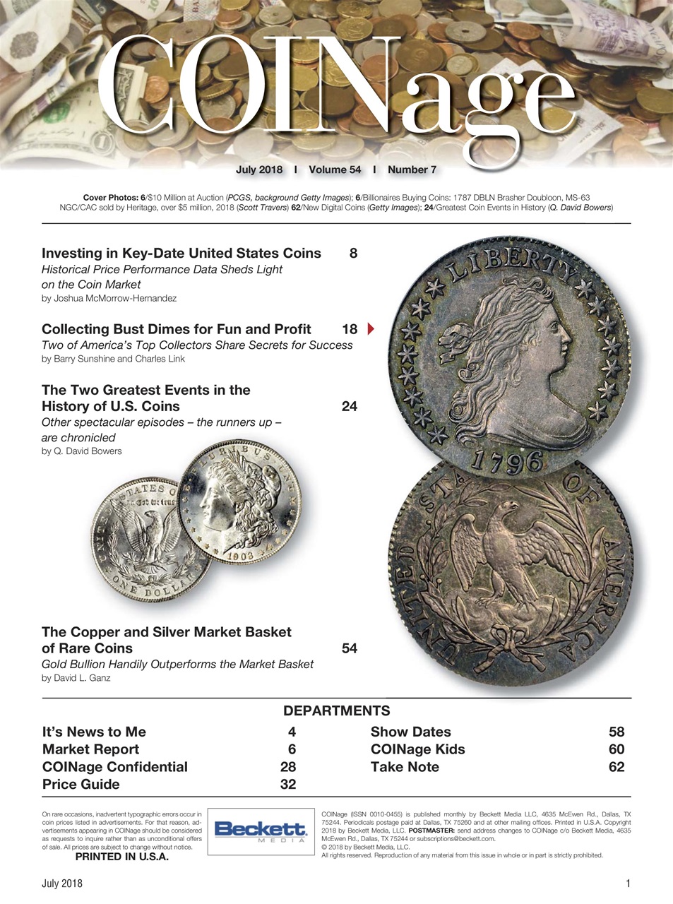 COINage Magazine Preview Pages