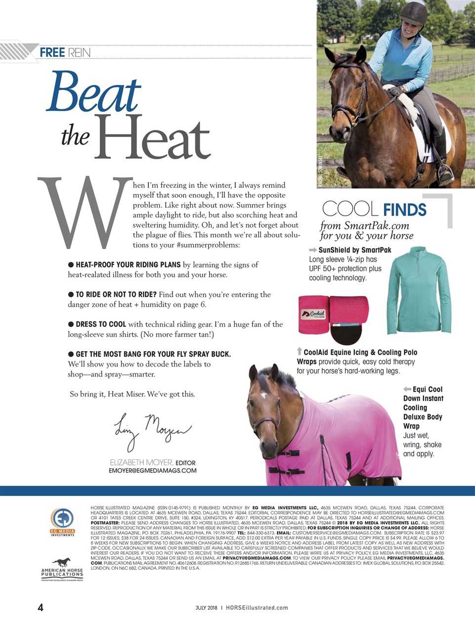 Horse Illustrated Magazine Preview Pages