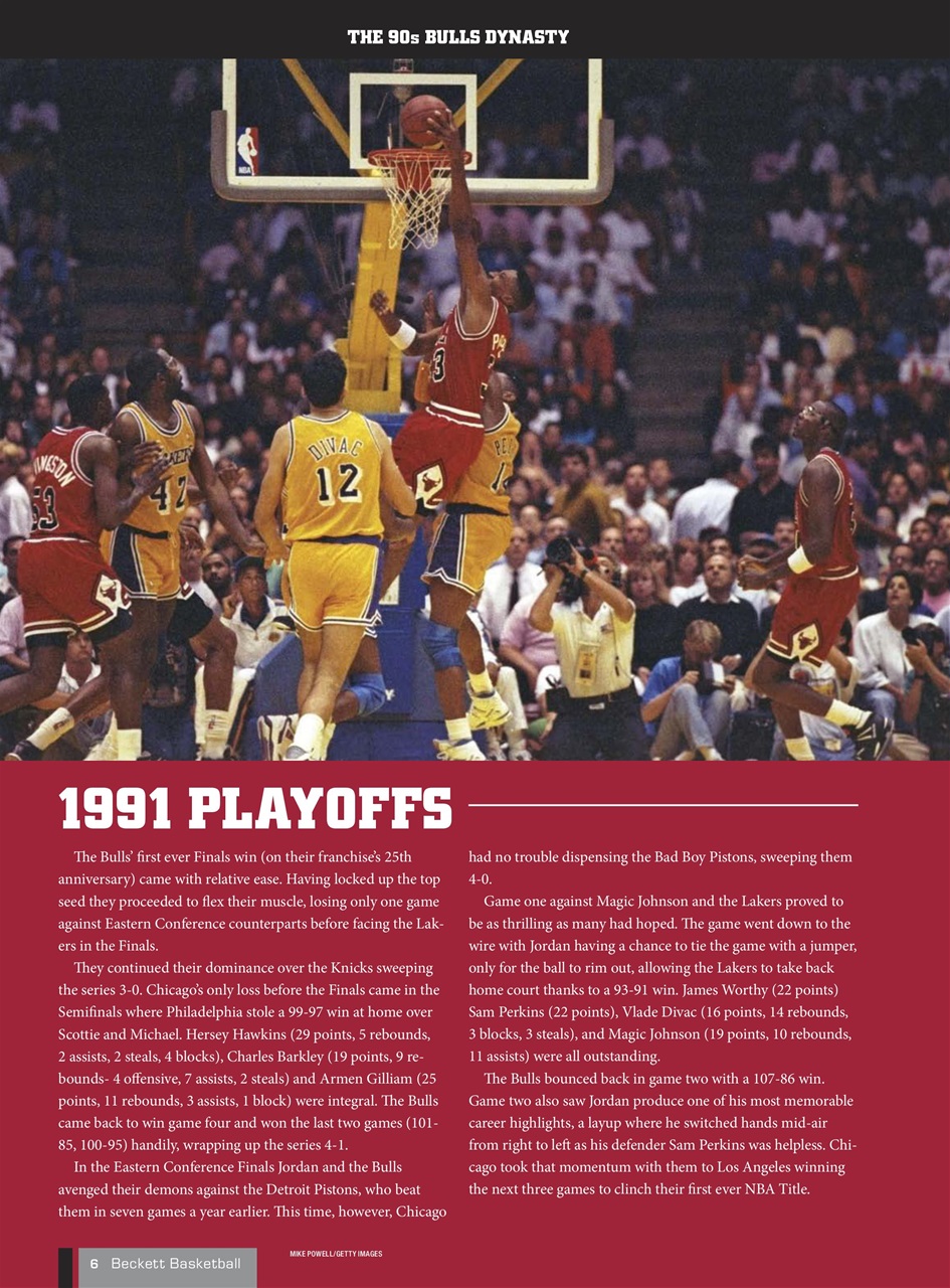Beckett Basketball Magazine Preview Pages