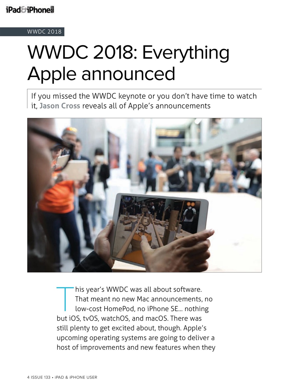 iPad and iPhone User Preview Pages