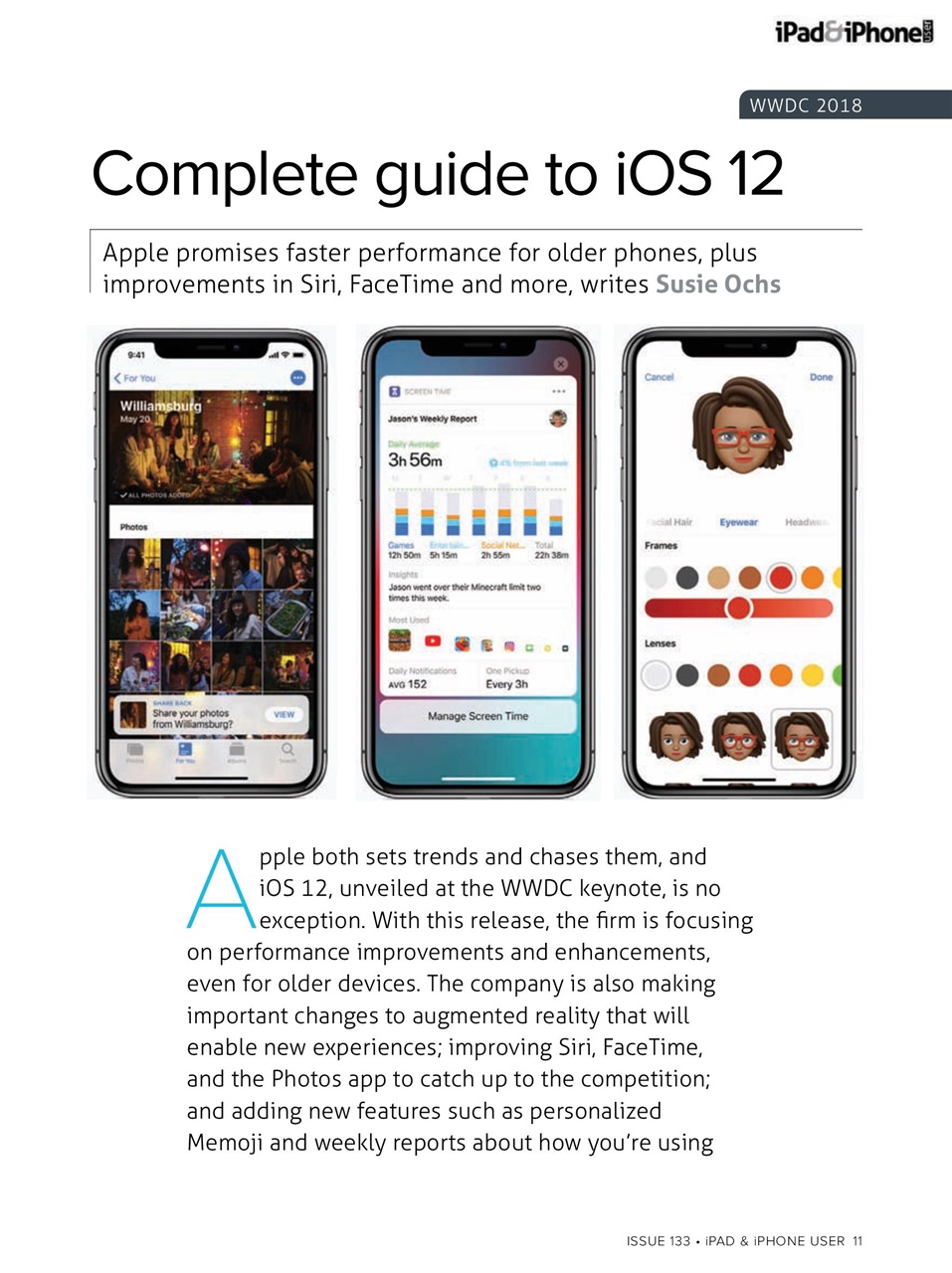 iPad and iPhone User Preview Pages