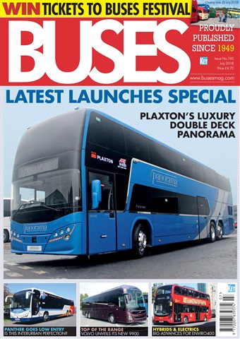 Buses Magazine issue   July 2018