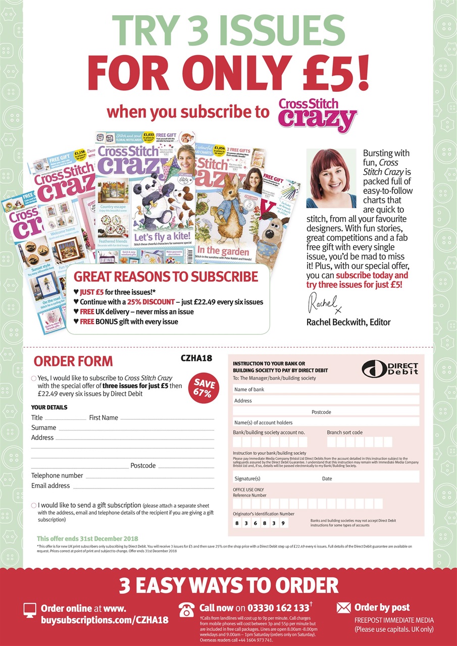 The World of Cross Stitching Preview Pages