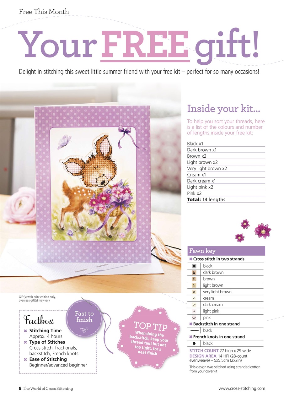 The World of Cross Stitching Preview Pages