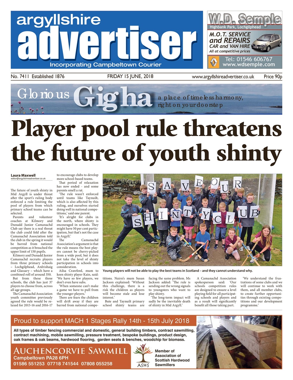 Argyllshire Advertiser Preview Pages
