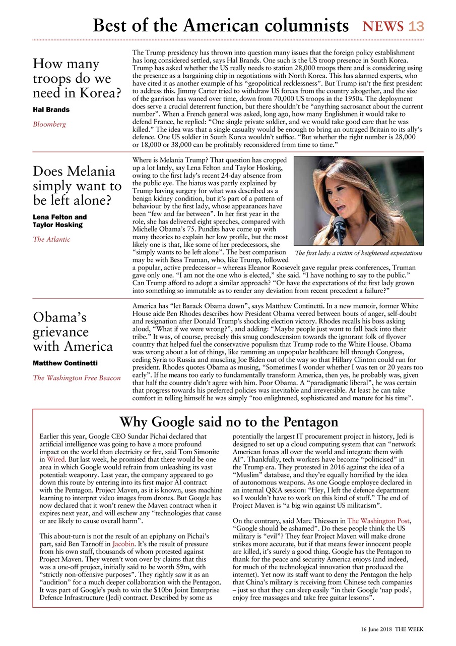 The Week Preview Pages