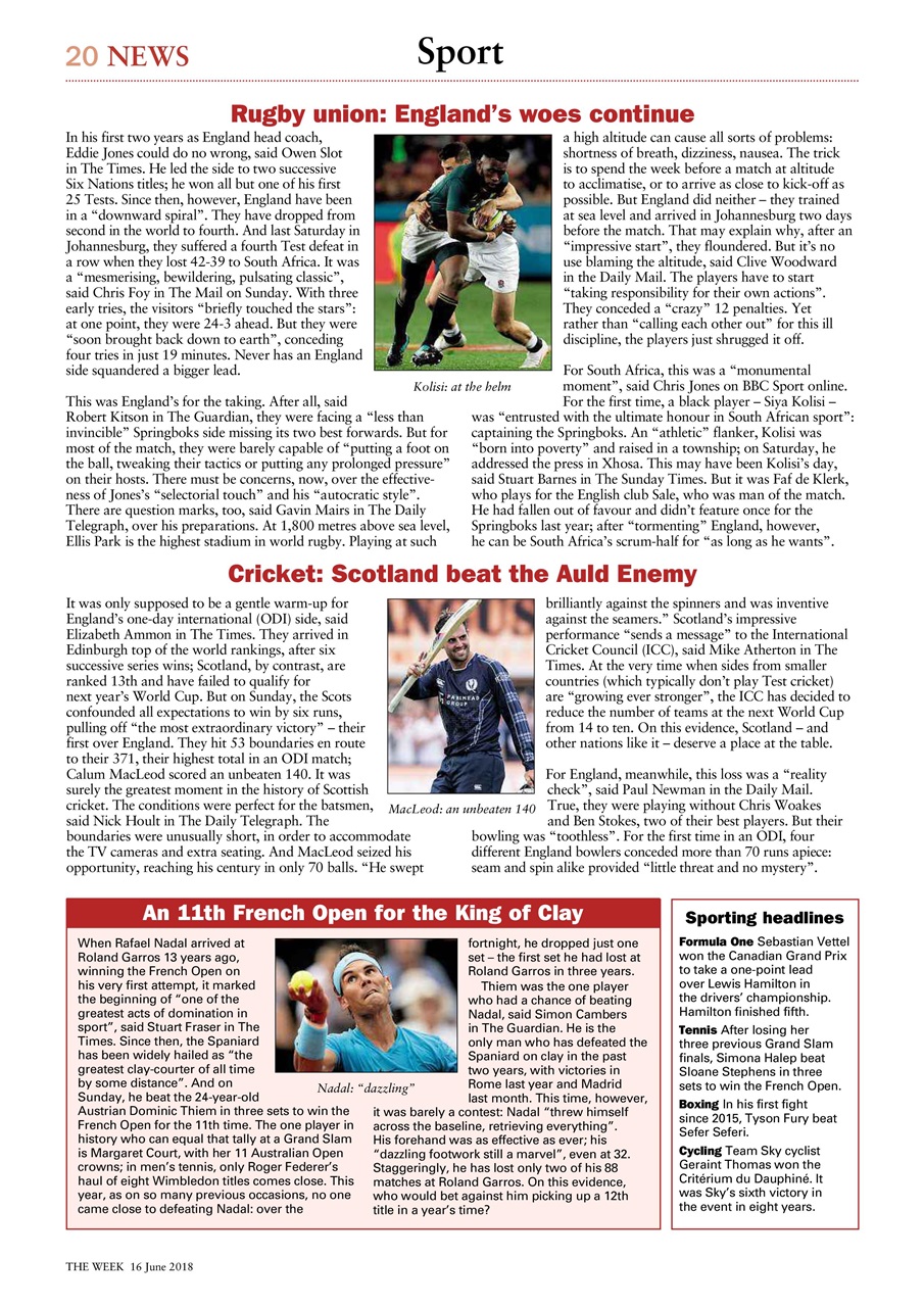 The Week Preview Pages