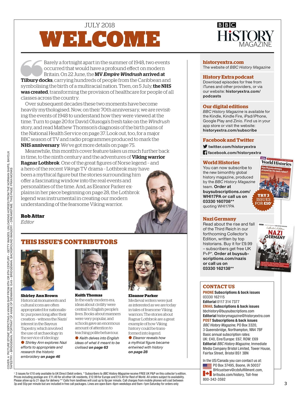 History Extra Magazine Preview Pages