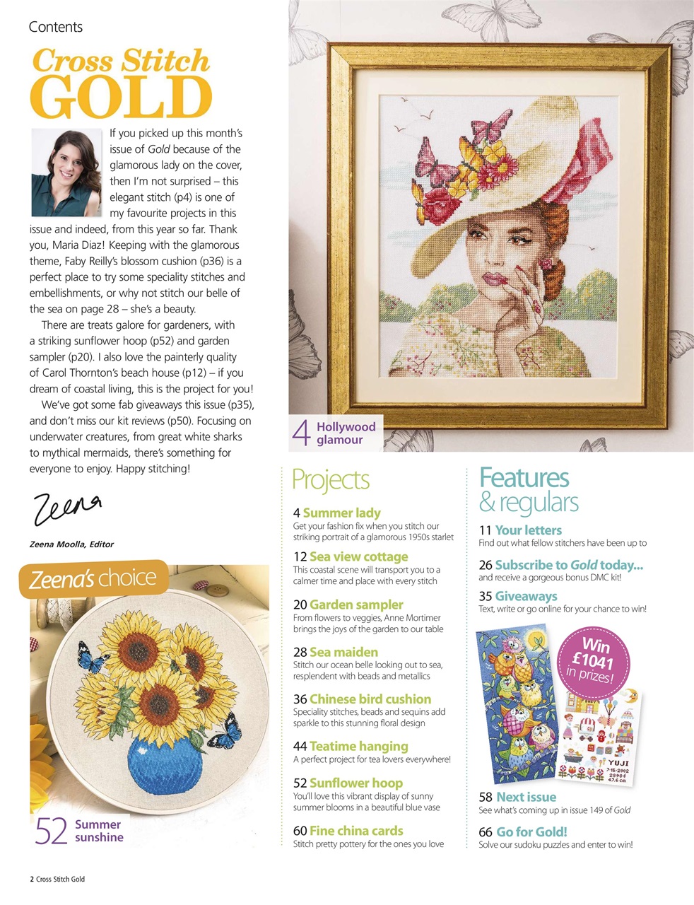 Cross Stitch Gold Preview Pages