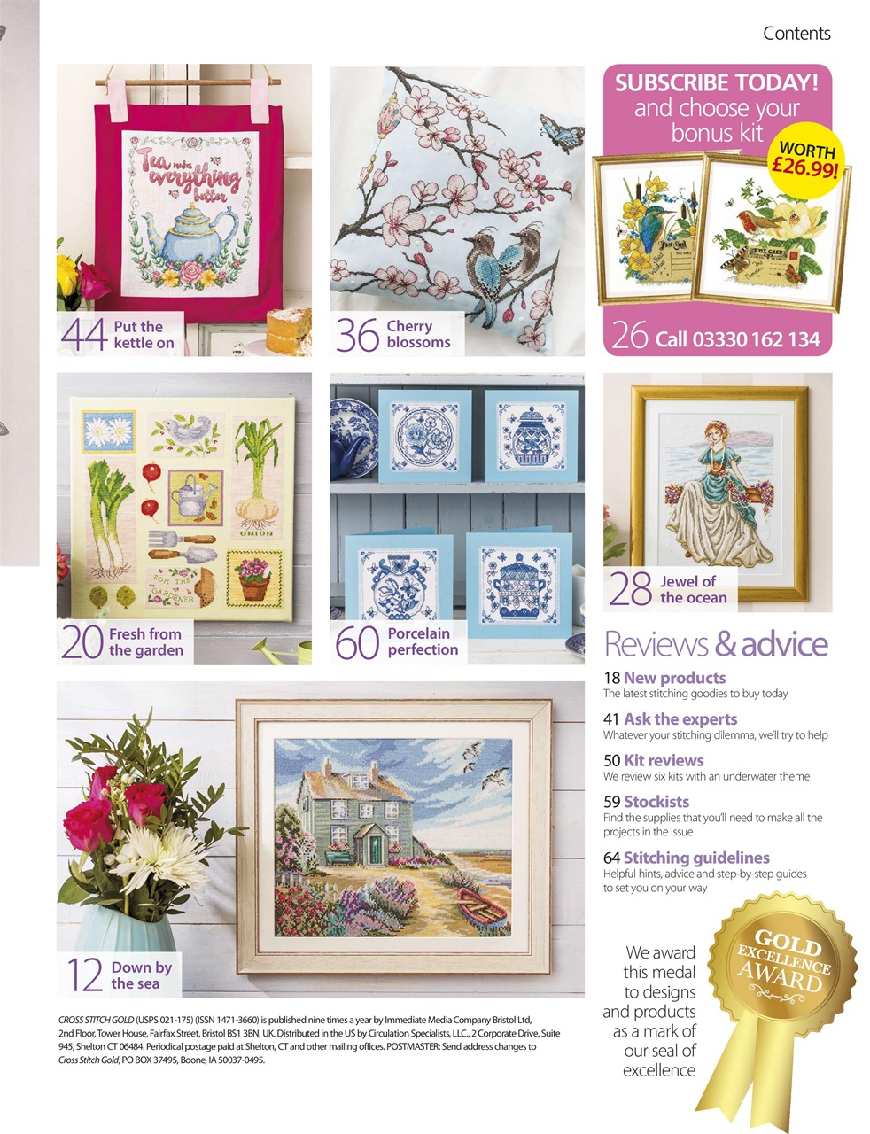 Cross Stitch Gold Preview Pages
