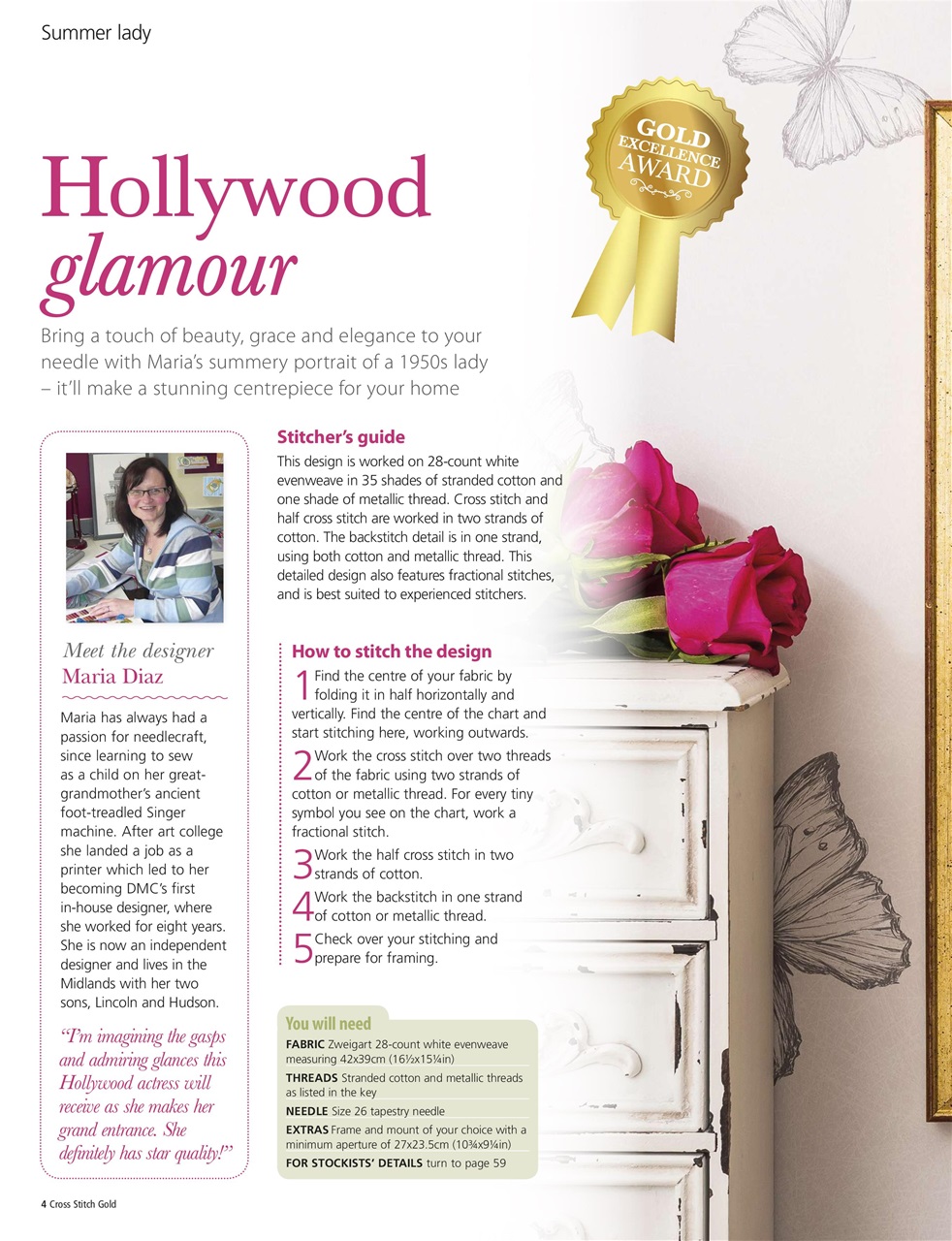 Cross Stitch Gold Preview Pages