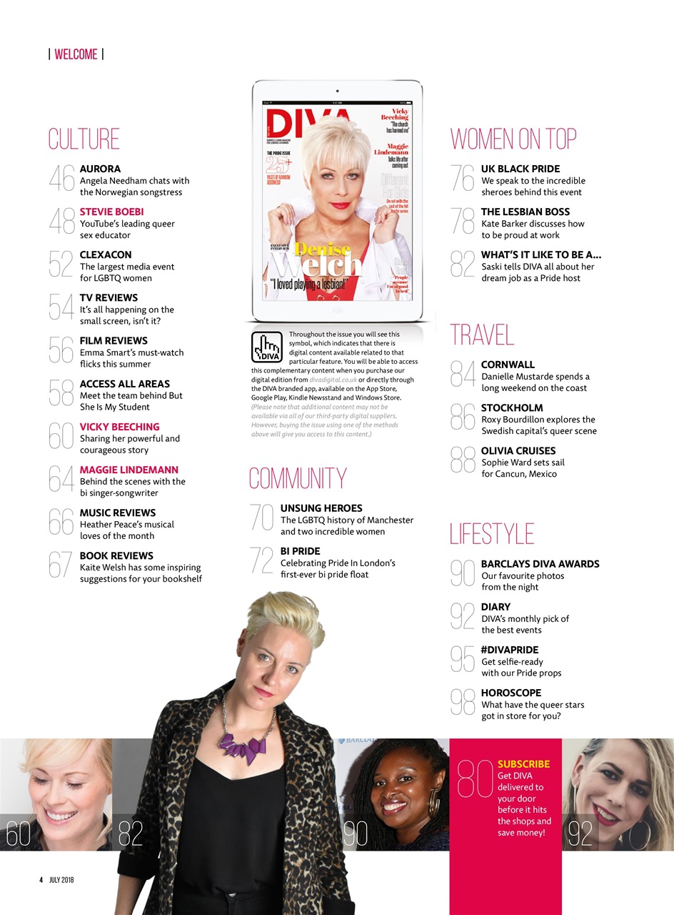 DIVA Magazine Preview Pages