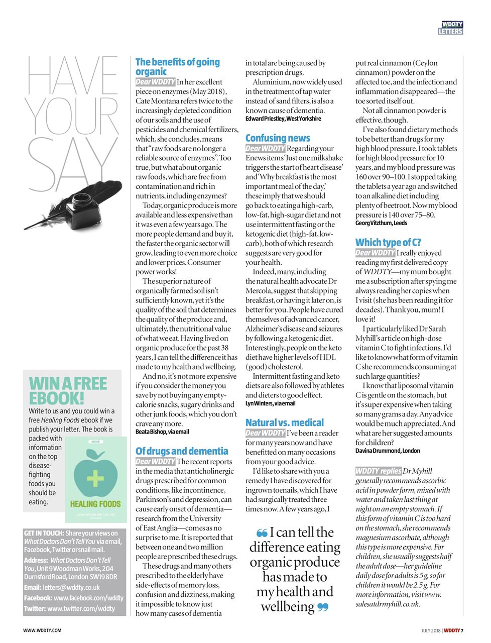 What Doctors Don't Tell You Preview Pages