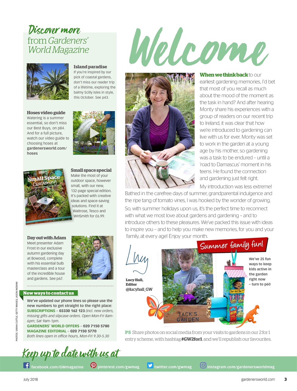 BBC Gardeners’ World Magazine Preview Pages